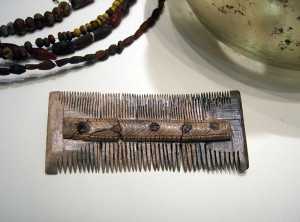 Bone comb from the Woman's Grave of Freundorf source:wikimedia